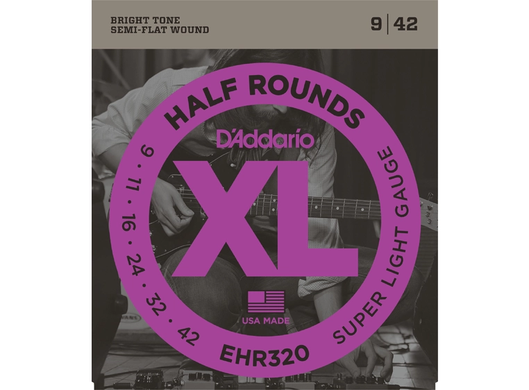 D'Addario EHR320 Half Round (009-042) 